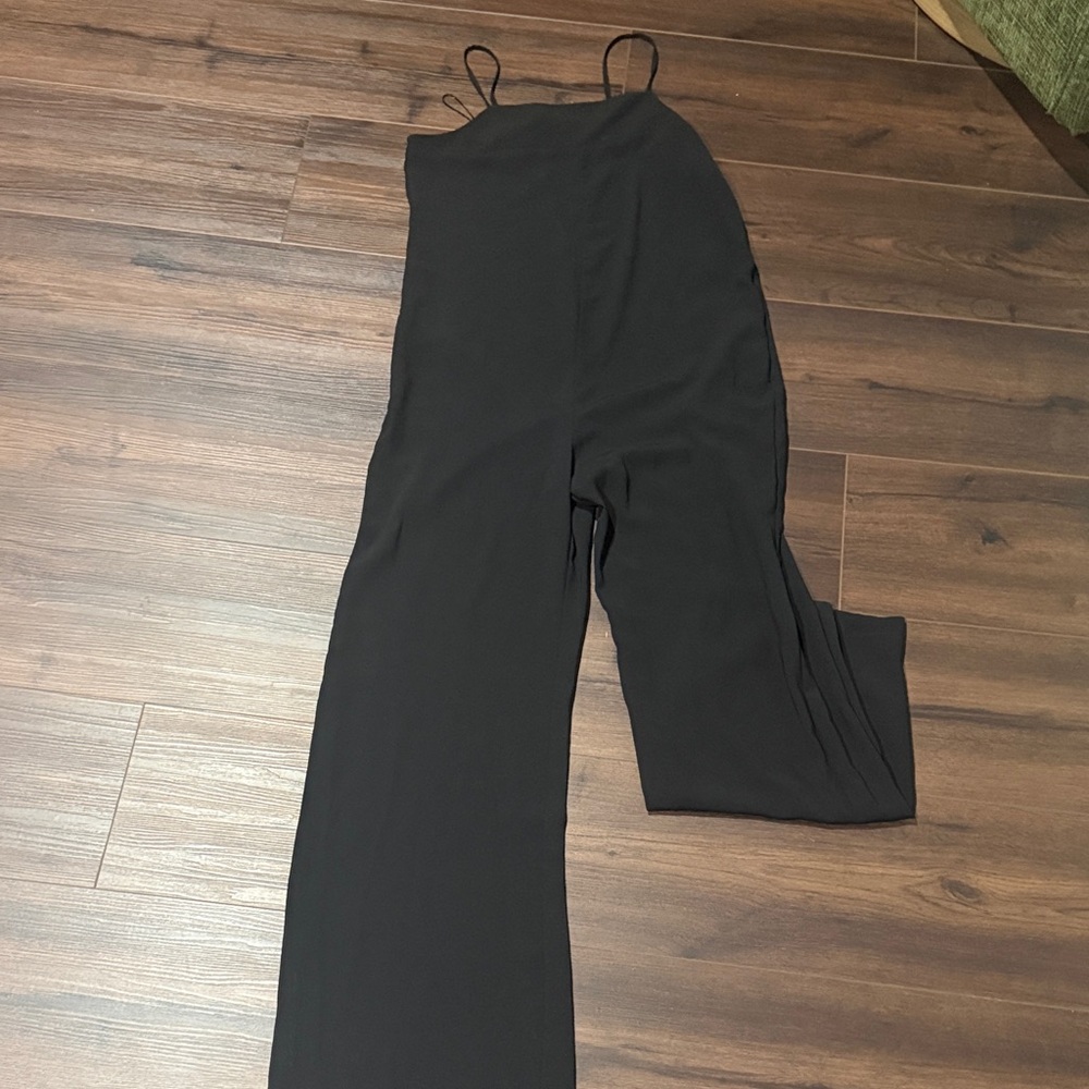 Zara Sleek Black Jumpsuit
